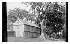Hingham Massachusetts circa 1900s Wood House Streetcar Line Standard Postcard picture