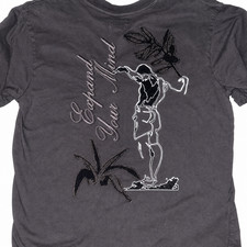 Public Supply NYC Expand Your Mind Graphic T-Shirt Men’s XL Charcoal Black picture