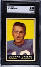 1961 Topps - Johnny Unitas #1 picture