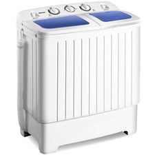 Costway Portable Mini Washing Machine Washer Compact Twin Tub 20 lbs Spin picture