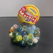 Traditional Marbles 50 Piece Marbles - Colorful 49 Player Plus 1 Shooter picture