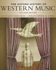 THE OXFORD HISTORY OF WESTERN MUSIC: COLLEGE EDITION By Richard Taruskin NEW picture