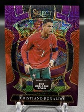 2026 Panini Select Road to World Cup Cristiano Ronaldo #48 Terrace Purple Mojo picture