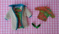 1969 Mattel Barbie Francie HTF #1234 The Combination Mod Coat Top Bonus Shoes picture