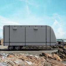 RV Cover 9 Layers Waterproof Camper Cover Travel Trailer Cover for 18'1''-34' FT picture