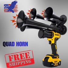 💥DeWalt 20V Impact Drill Train Air Horn 4X QUADRUPLE | Assembled in the USA picture