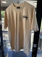 Stüssy Los Angeles Logo Graphic Print Y2K Crew Neck Short Sleeve T Shirt  Large picture