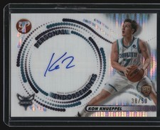2025-26 Topps Pristine Kon Knueppel Personal Endorsements Auto RC PE-KK /50 picture