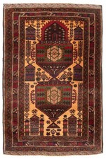 Vintage Traditional Hand-Knotted Area Rug 2'8