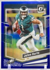 2023 Panini Donruss Optic - Jalen Hurts #158 Blue Prizm /199 picture