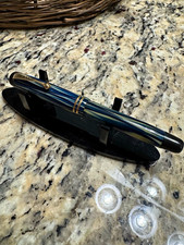 Vintage Parker True Blue Fountain Pen 14K Lucky Curve Semi Flex Nib Restored picture