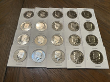 1976 S PROOF KENNEDY HALF DOLLAR ROLL 20 COINS ($10 FACE VALUE) COPPER CLAD picture