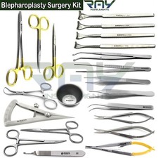Blepharoplasty Instruments Micro Eyelid Plastic Surgery Surgical Ophthalmic Kit picture