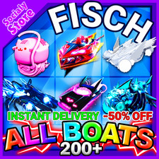 [🟢ONLINE] Fisch Roblox All BOATS |  200+ | ✅ INSTANT DELIVERY ✅ | 24/7 Support picture
