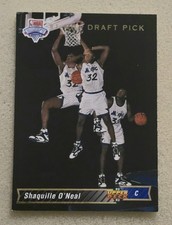 1992-93 Upper Deck SHAQUILLE O'NEAL Draft Pick Rookie RC #1 Orlando Magic picture