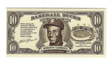 2025 ACEO Baseball Bucks Roberto Clemente Cangrejeros de Santurce Puerto Rico picture