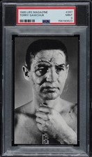 TERRY SAWCHUK PSA 9 No 10 Rarest MINT 1985 LIFE NHL HOF Exhibits Card Red Wings picture
