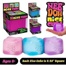 NeeDoh Nice Cube - Sensory Squishy Fidget Toy, Stress Relief, Soft & Firm Feel picture