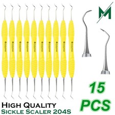 Periodontal Montana Jack 204s Sickle Scaler Silicon Double End Dental Instrument picture