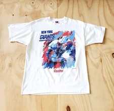 Vintage 90's Nfl New York Giants Shirt Men's White Size Xl Usa picture