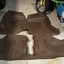 AllWeather Mats RAM 2500 3500 CrewCab BucketSeats19-24Mopar OEMMopar 82215755AC picture