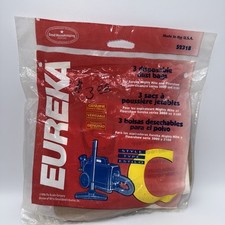 Genuine Eureka Style C Disposable Vacuum Cleaner Dust Bags 3 Count Bag 52318 picture