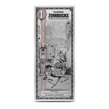 2027 ZOMBUCKS WORLD 1/1000 oz .999 SILVER NOTE ~ KILLERRAND ~ picture