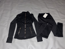 Lululemon Define Jacket with Leggings Set Black picture