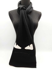 Fendi Monster Black Wool Scarf Do1025oxzde picture