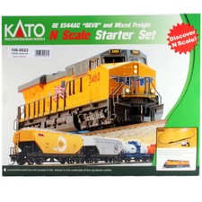 Kato 1060023 GE ES44AC GEVO & Mixed Freight Starter Set Union Pacific N Scale picture