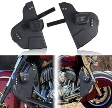 1 Pair Soft Lowers Chaps Leg Warmer Leather Bag Compatible with Indian Road 2014 picture