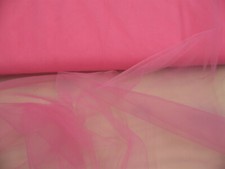 Nylon Tulle Sheer Fabric Pink 54 inch wide DD316 picture