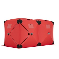 Garvee Ice Fishing Insulated Tent, Large Pop-Up Portable Hub-Style Ice Fishing S picture