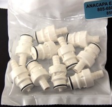CPC Colder HFCD22635 3/8 Hose Barb Valved In-Line Coupling Insert NEW 10 inserts picture