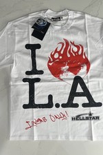 Hellstar Men's T-Shirt Size M with NFC Scanning and Glitter Letter picture