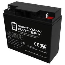 Mighty Max ML18-12 - 12V 18AH Sealed Lead Acid Battery with Nut and Bolt Termina picture