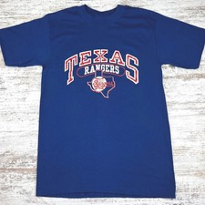 VTG Texas Rangers Single Stitch Shirt Size Large MLB 80s picture