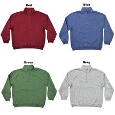 Champion Men's Midweight Embroidered Logo Quarter-Zip Mock Neck Pullover picture