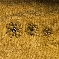 Avon 10k solid gold pieces and one gold-plated sterling silver (vermeil) piece picture