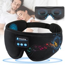 Sleep Mask with Bluetooth Headphones, 3D Sleep Mask Wireless Music Eye Mask picture