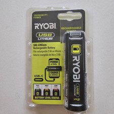 RYOBI USB Lithium 2.0Ah Rechargeable Battery FVB02 4V Lithium-Ion Genuine New picture