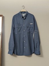 Mens Columbia PFG Omni-Freeze Zero L/S Fishing Shirt (FM1022) Size Large picture