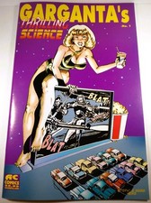 🪐👽 GARGANTA'S THRILLING SCIENCE #1 AC COMICS 2001 FEMFORCE GGA GOOD GIRL VF picture
