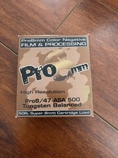 Pro8mm 8/47 ASA 500 50ft Roll Color Negative Super 8 Film & Processing Sealed picture