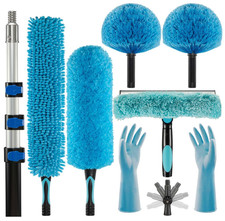 Kit Limpieza 20 Pies para Techos Altos Ventanas Ventiladores y Telarañas picture