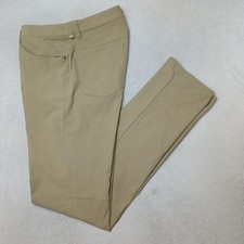 Lululemon Pants Mens 31x36 Beige ABC Commuter Chino Slim Stretch 5-Pocket Golf picture
