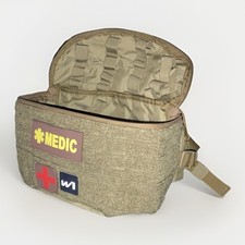 Combat Lifesaver Waist Pack- W1 Med. Supply Co. Cordura 500 Tactical Medic Fanny picture