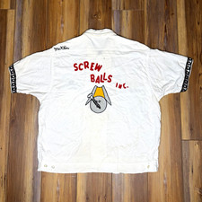 Vintage 1960/70’s Chainstitch Bowling Shirt 