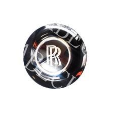 Rolls-Royce Centre Hub Cover Chrome For Rolls-Royce Ghost WRAITH DAWN (Black) picture