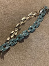 Navajo Silver turquoise . belt picture